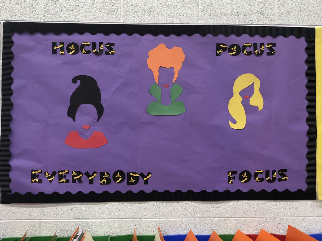 Halloween Bulletin Board in Mr. Duff's classroom!